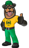 E&E Lawn Care Service's Bear Mascot